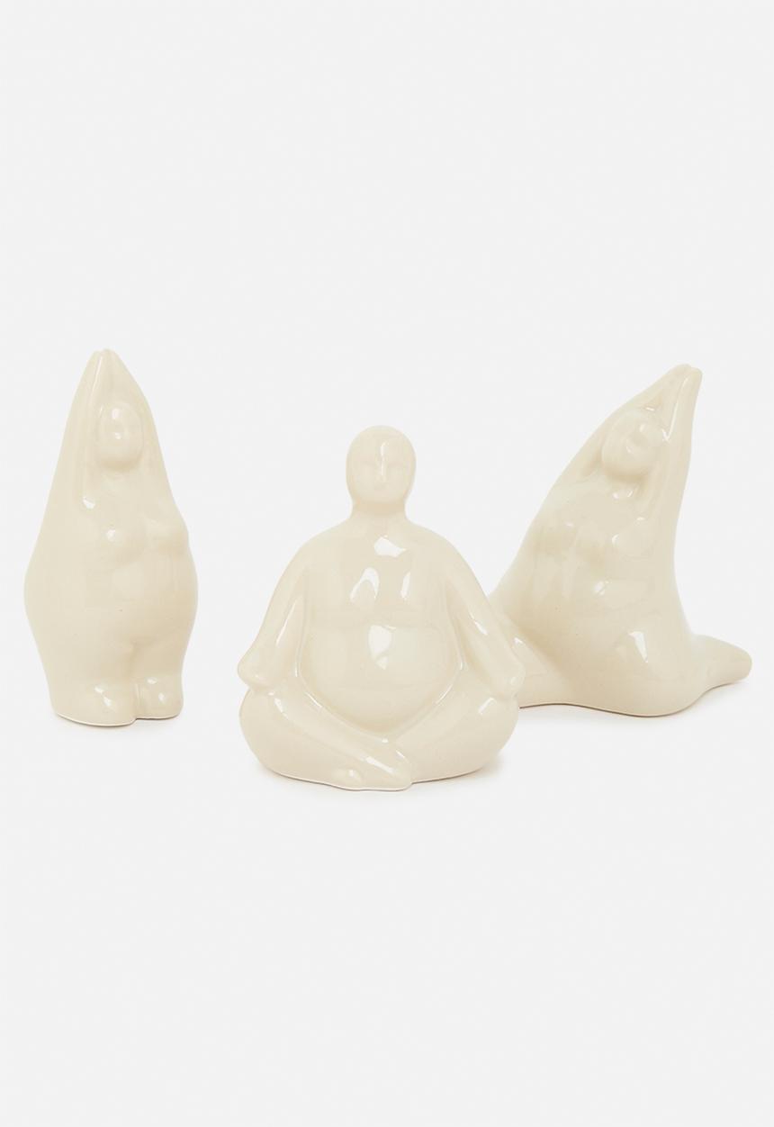 H&S - Yoga Statue Figure 1 - Beige