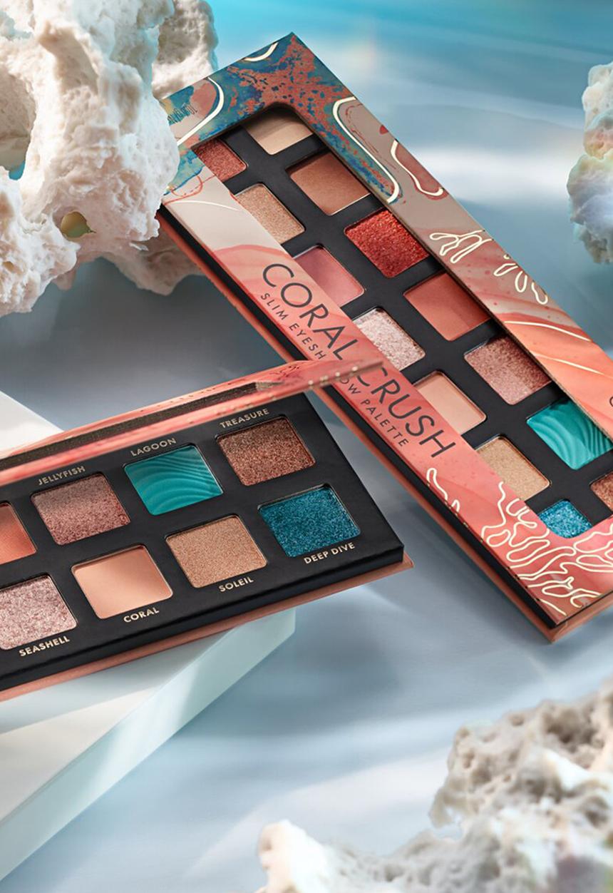 Catrice - Coral Crush Slim Eyeshadow Palette - Under the Sea 030