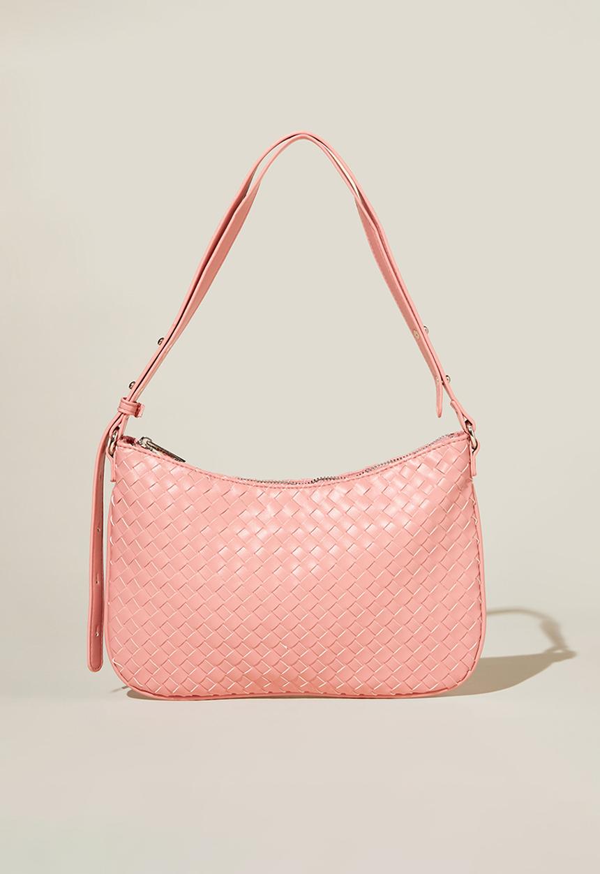 Rubi - Aries underarm bag - roseberry woven