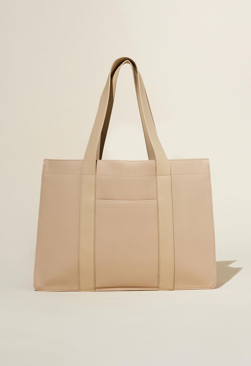 Rubi - The stand by tote - chocolate pebble