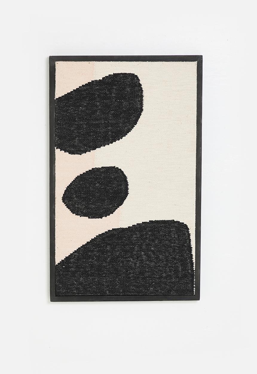 Sixth Floor - Trinity Wall Art - Natural & Black