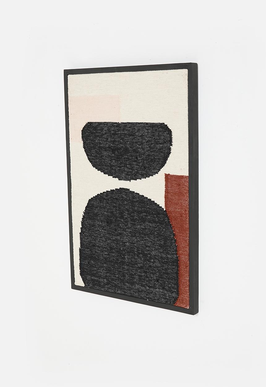 Sixth Floor - Whispers Wall Art - Natural & Black