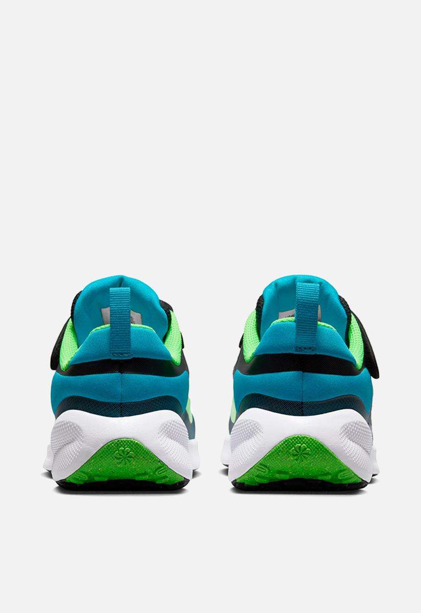 Nike - Nike Revolution 7 (Psv) - Black/Green Strike-Football Grey