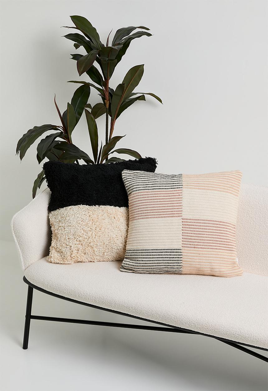 Sixth Floor - Friya woven cushion cover- Natural