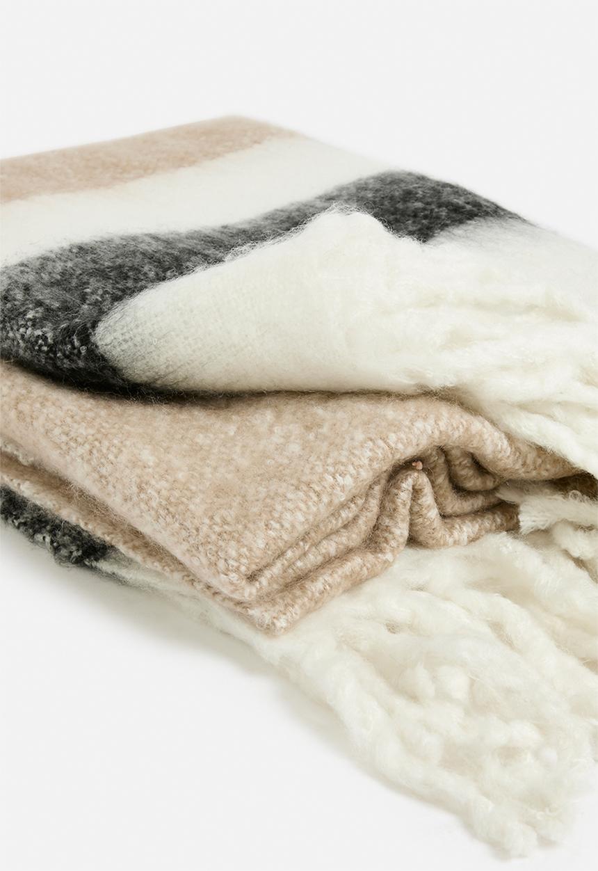 Sixth Floor - Faux Mohair Throw - Multi