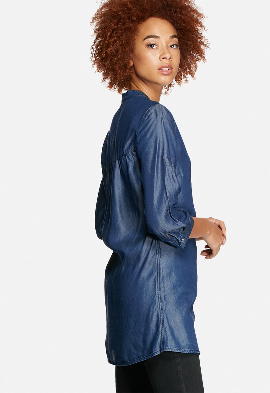 VILA - Rams Long Denim Shirt