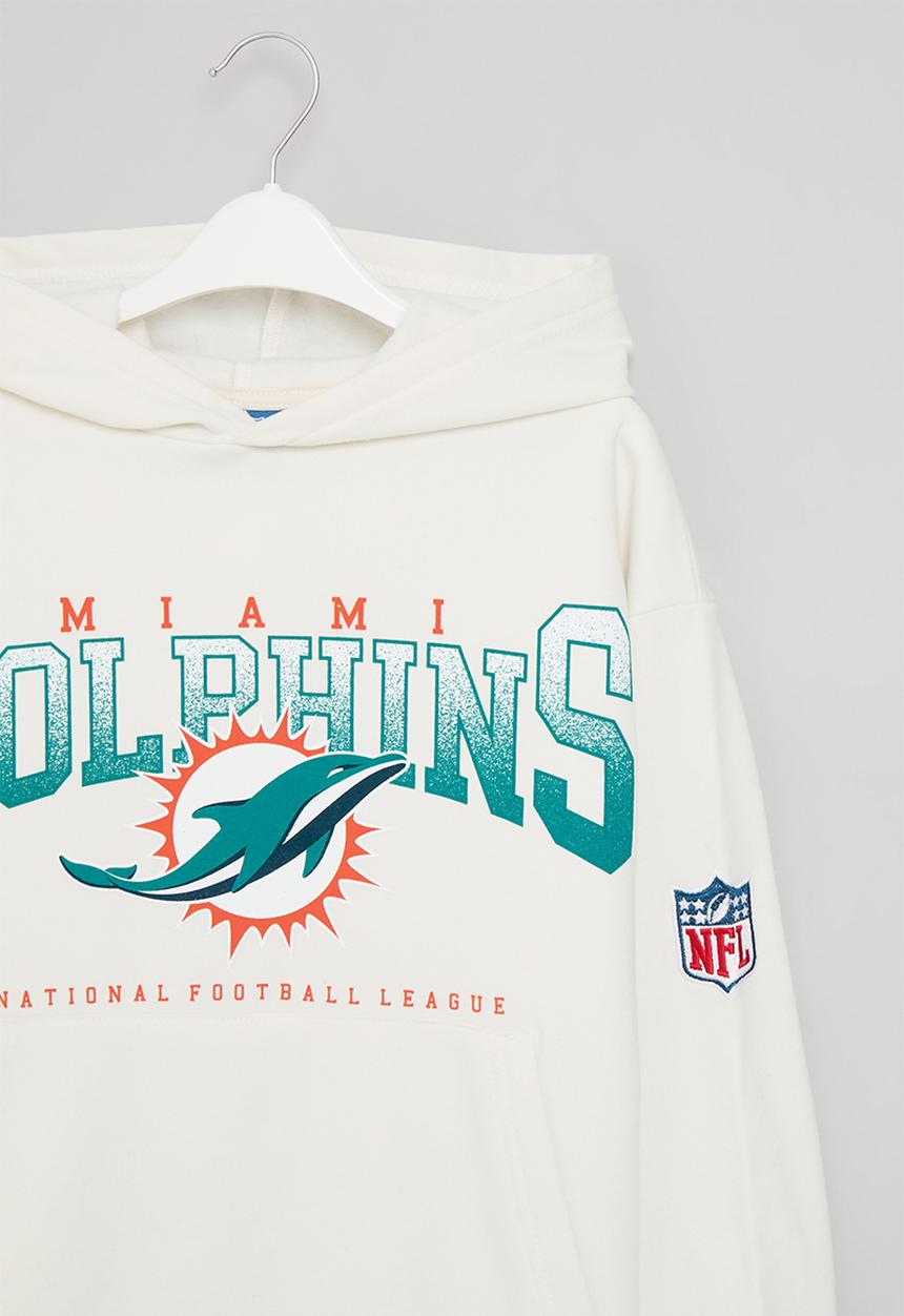 NFL - Kids nfl hoodie miami dolphins - ecru