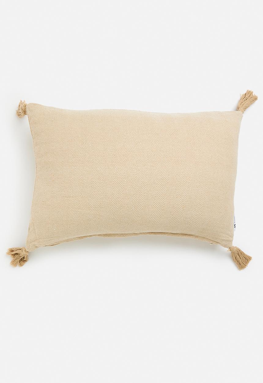 Sixth Floor - Herringbone cushion cover 40x60 - natural