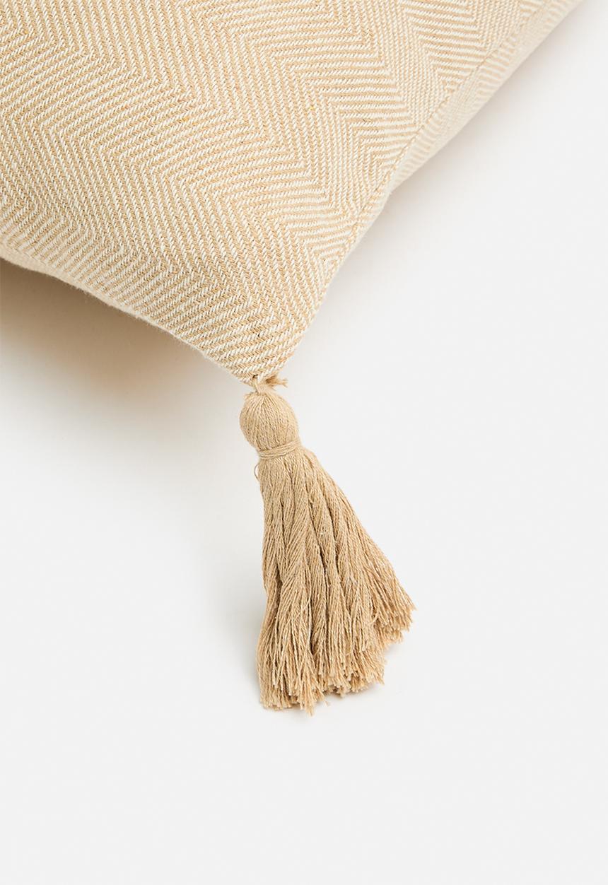 Sixth Floor - Herringbone cushion cover 40x60 - natural