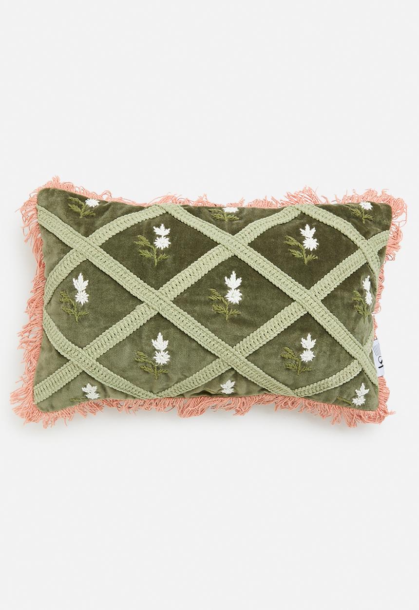 Sixth Floor - Mia floral cushion cover - multi