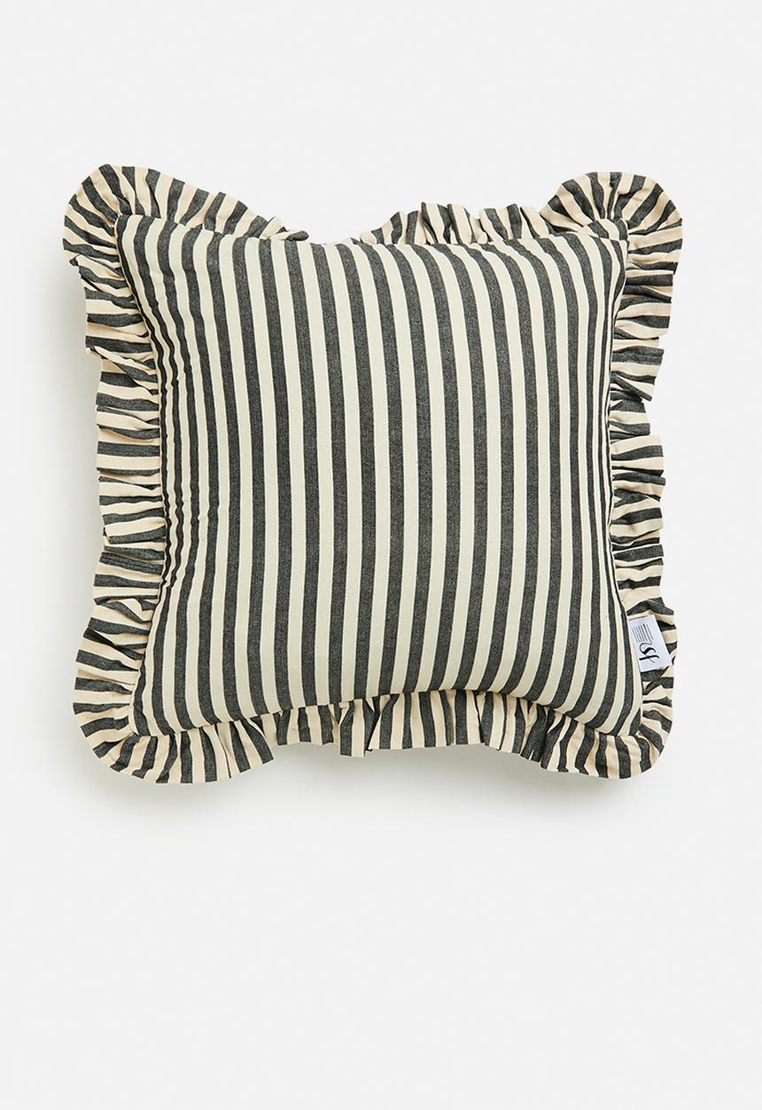 Sixth Floor - Frufru cushion cover- Black & White