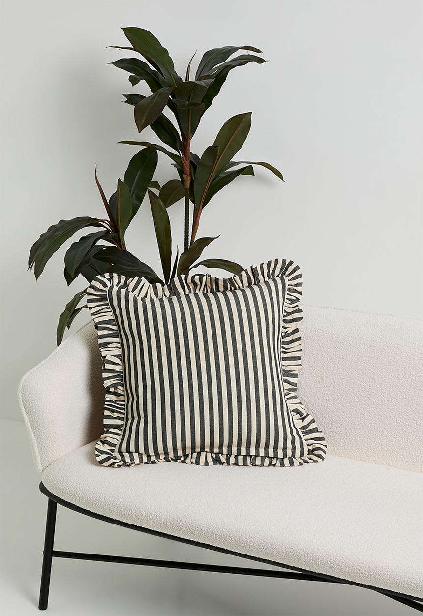 Sixth Floor - Frufru cushion cover- Black & White