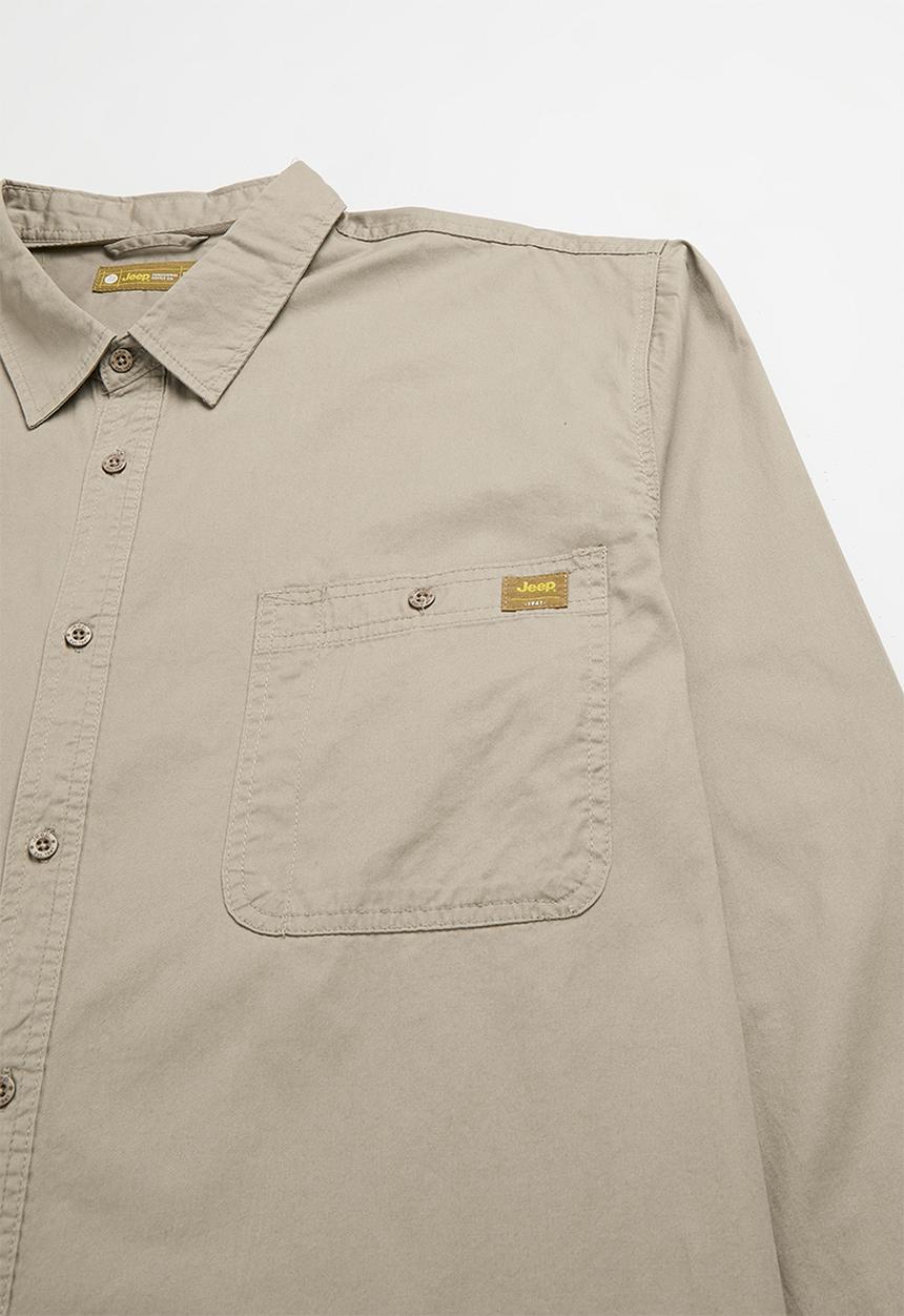 JEEP - Plus long sleeve workshirt - khaki