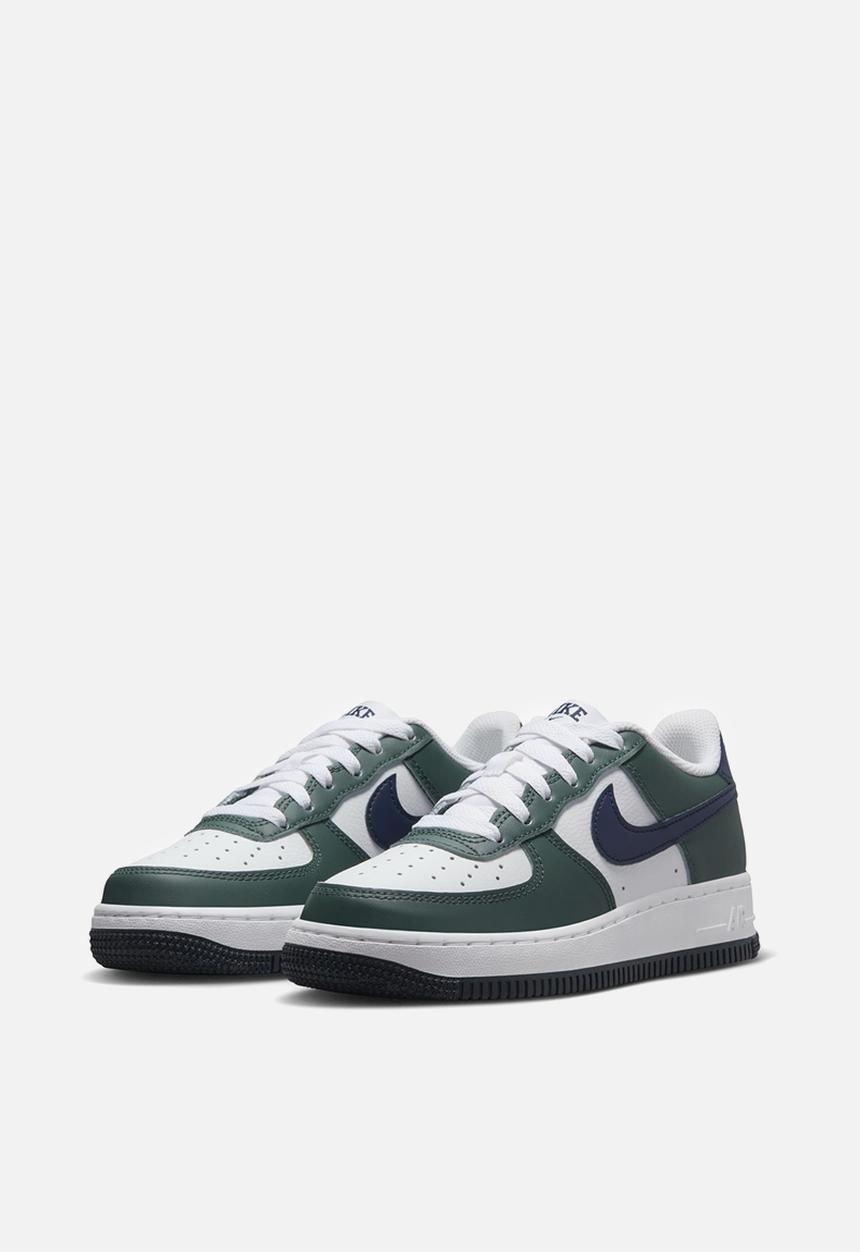 Nike - Nike Air Force 1 Gs - Vintage Green/Obsidian-White