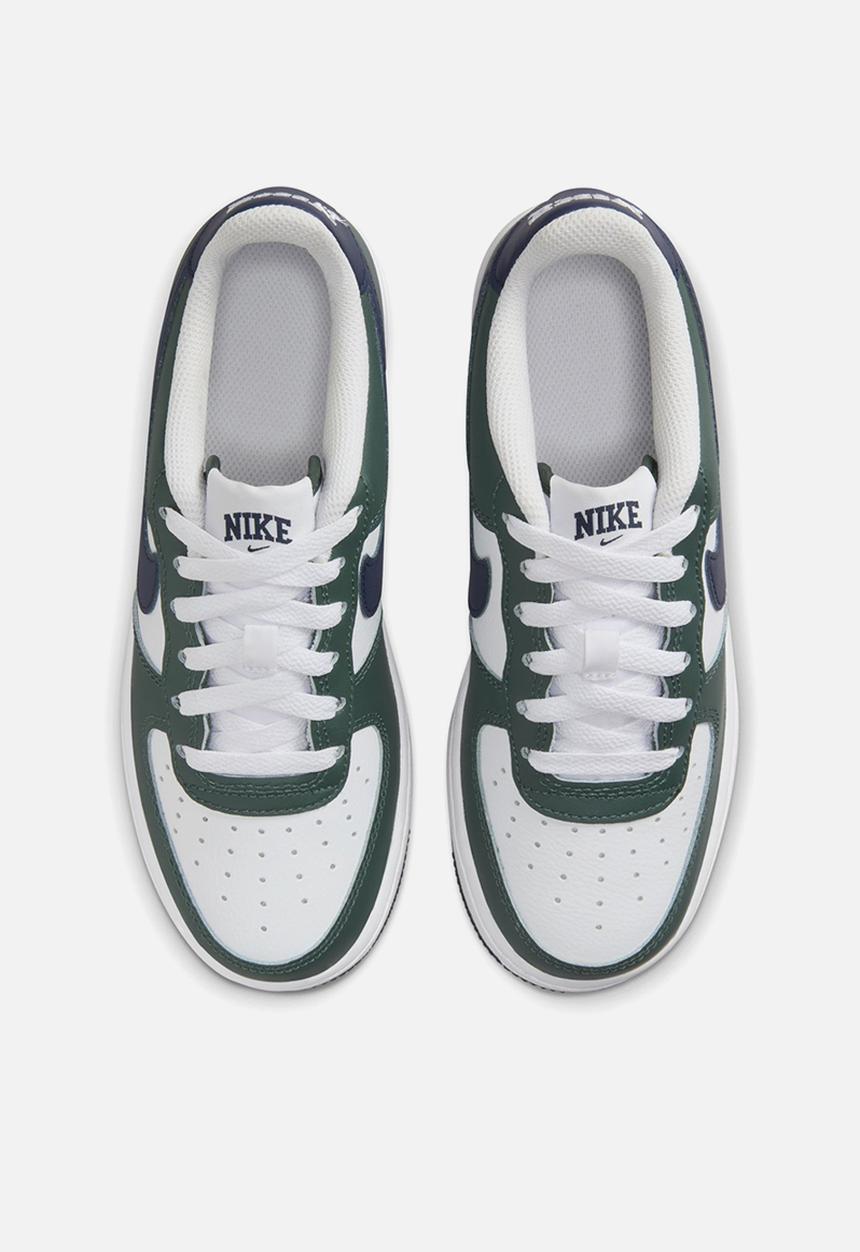 Nike - Nike Air Force 1 Gs - Vintage Green/Obsidian-White