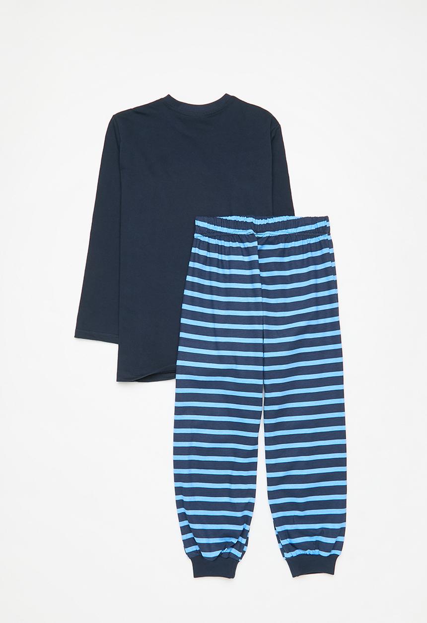 Pop Candy - Pj set - navy & blue stripe