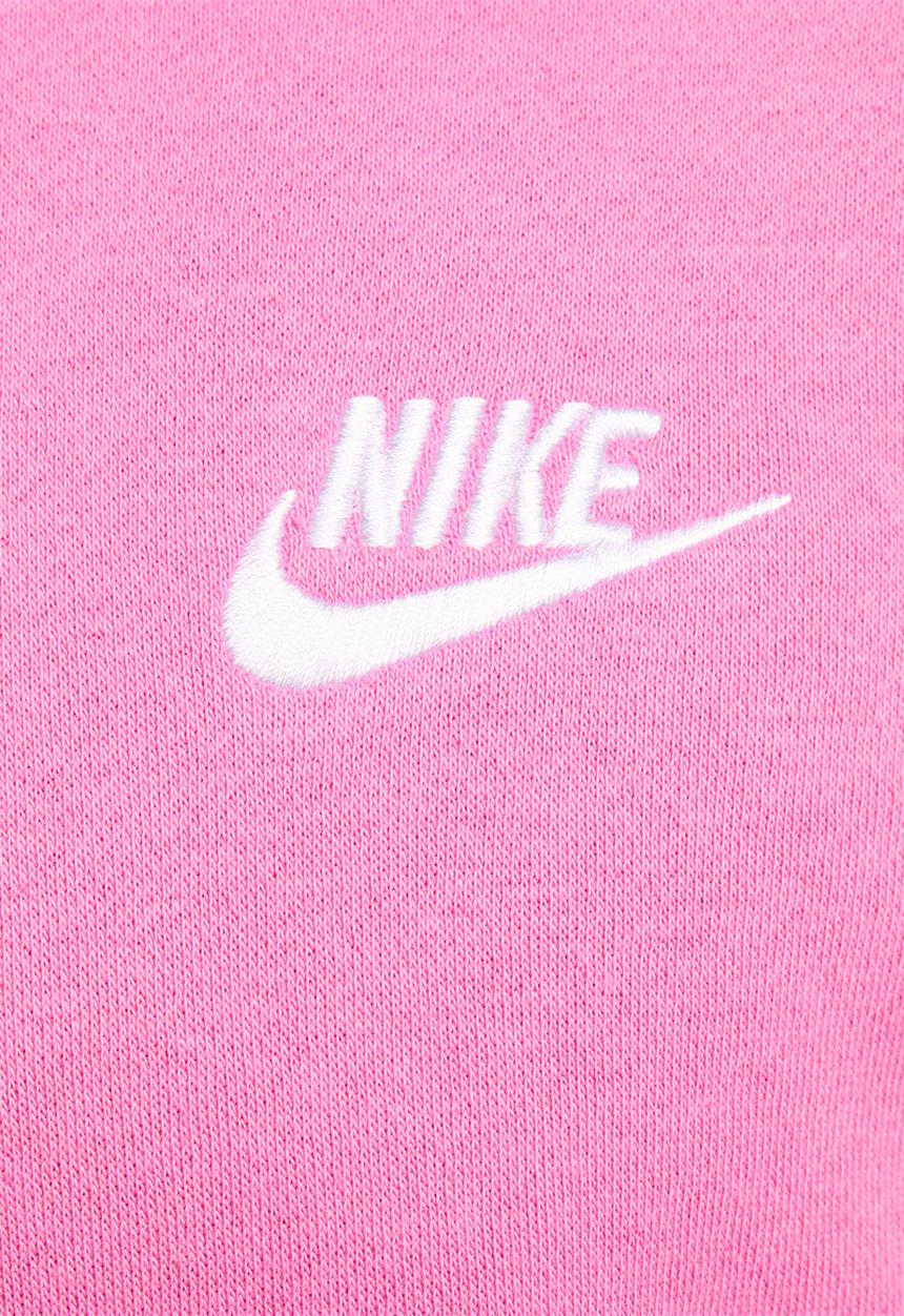 Nike - NSW Club Fleece Crew - Playful Pink/White