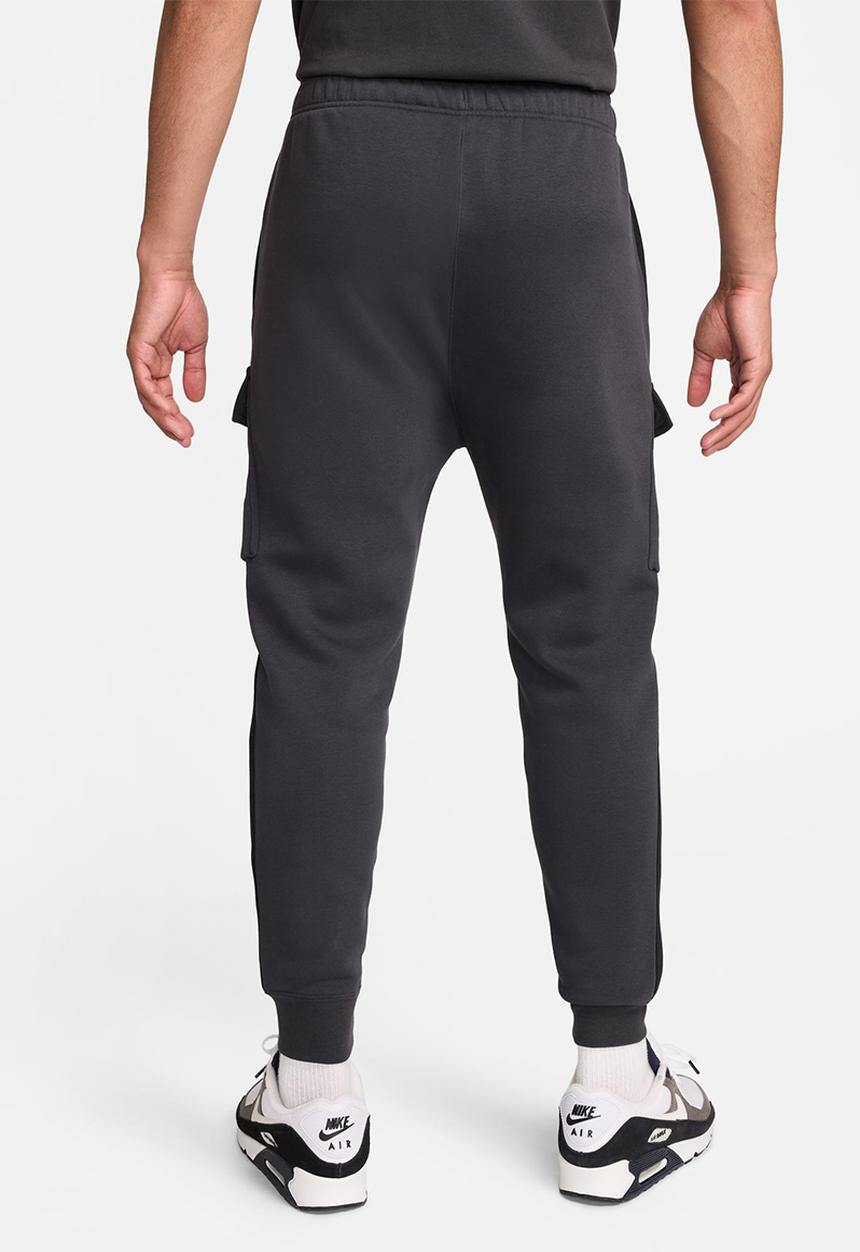 Nike - NSW Nike Air  Fleece Cargo Trousers - dk smoke grey/black