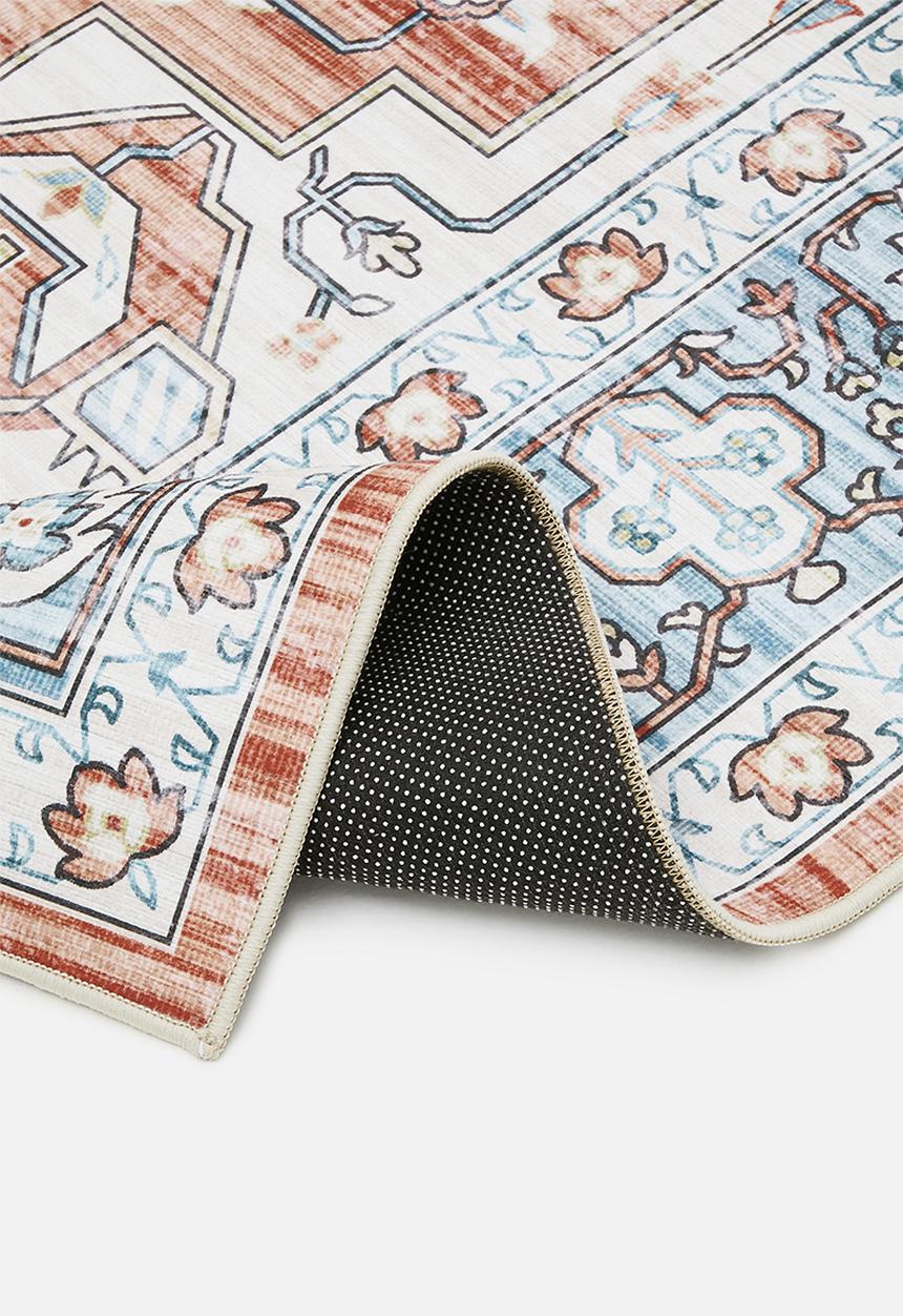 Fotakis - Option rug - Antique Rust & Blue