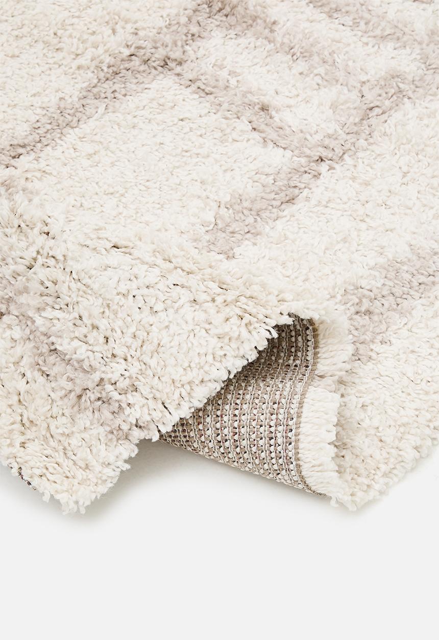 Fotakis - Shaggy Rug Staggered Lines  - Natural