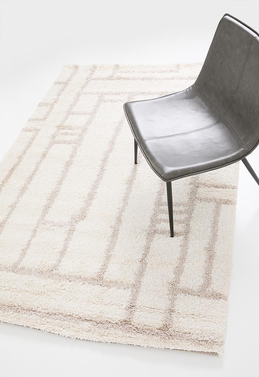 Fotakis - Shaggy Rug Staggered Lines  - Natural
