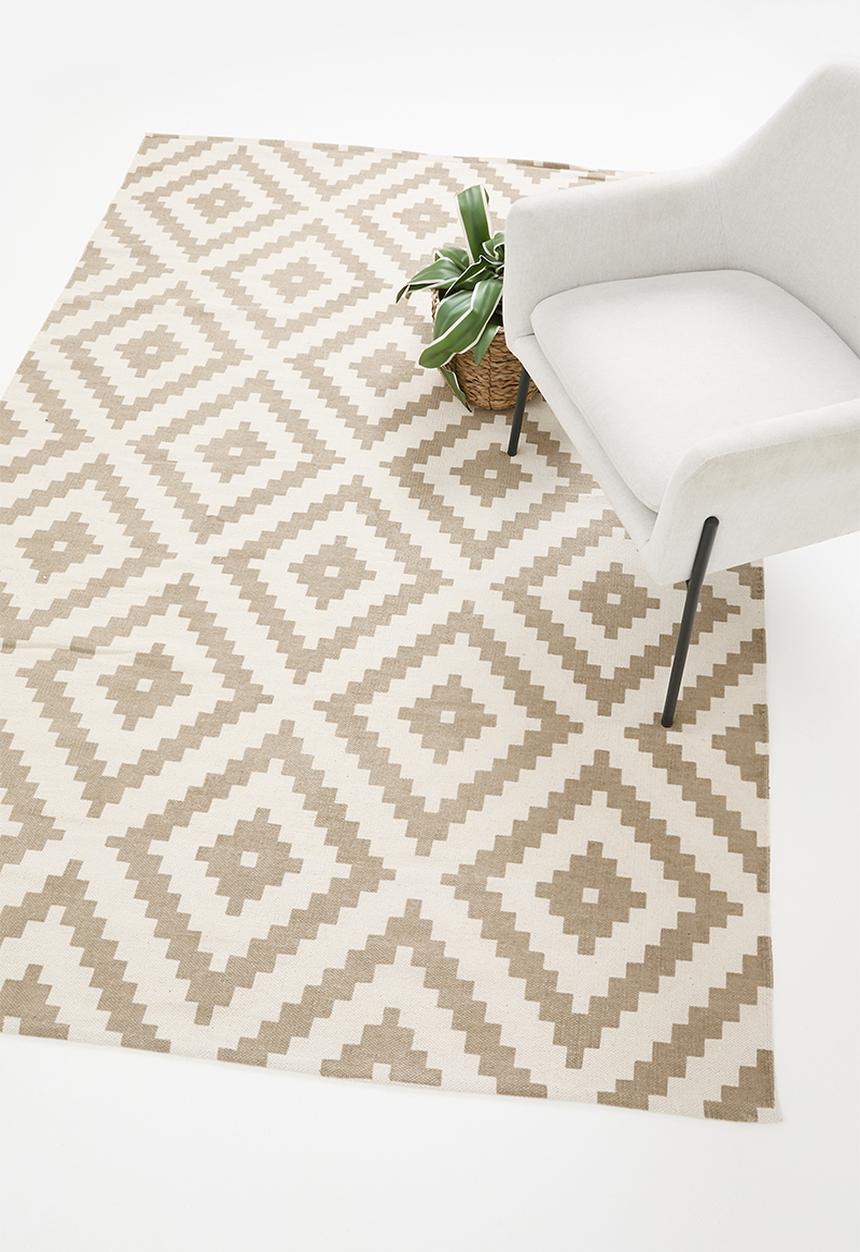 Sixth Floor - Jagger jeo printed rug - Caramel