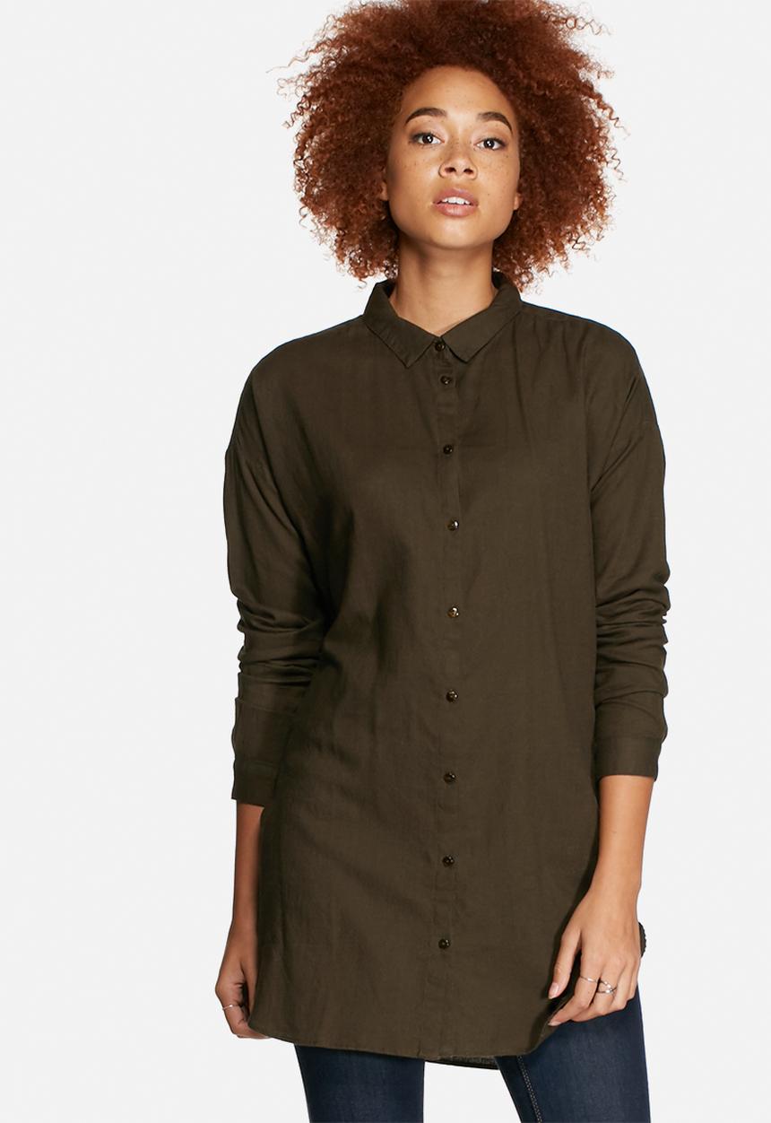 VILA - Liza Long Soft Shirt