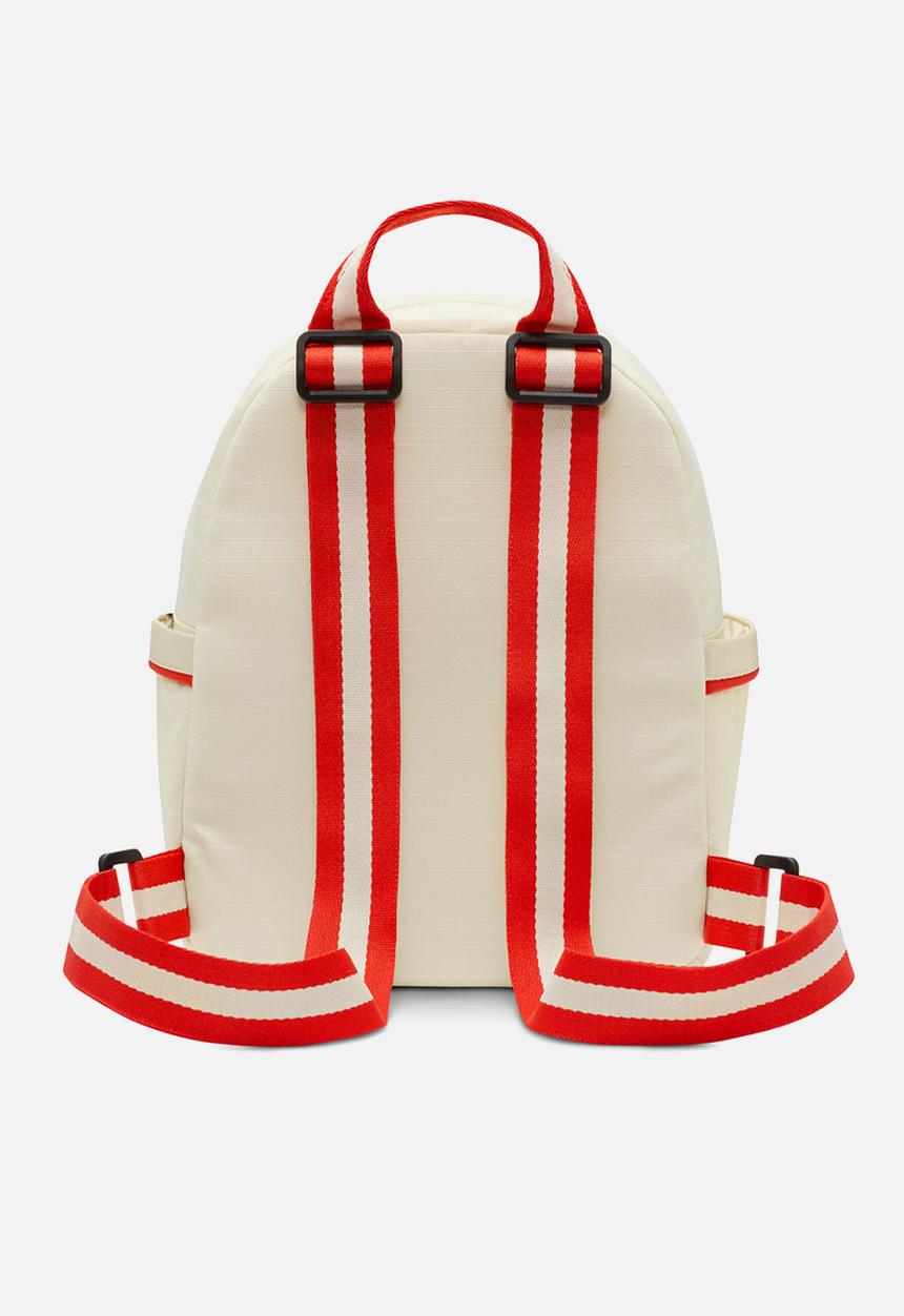 Nike - Mini backpack (6l) - coconut milk/picante red/black