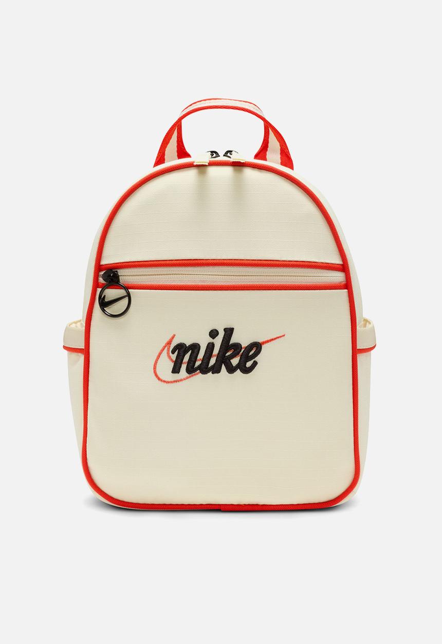 Nike - Mini backpack (6l) - coconut milk/picante red/black