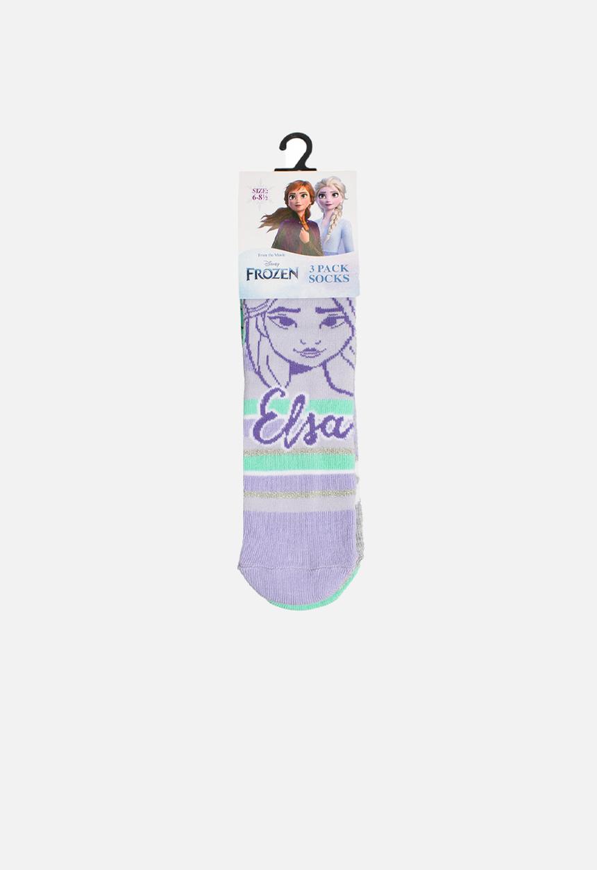 Character Group - Frozen 3 pack socks - purple