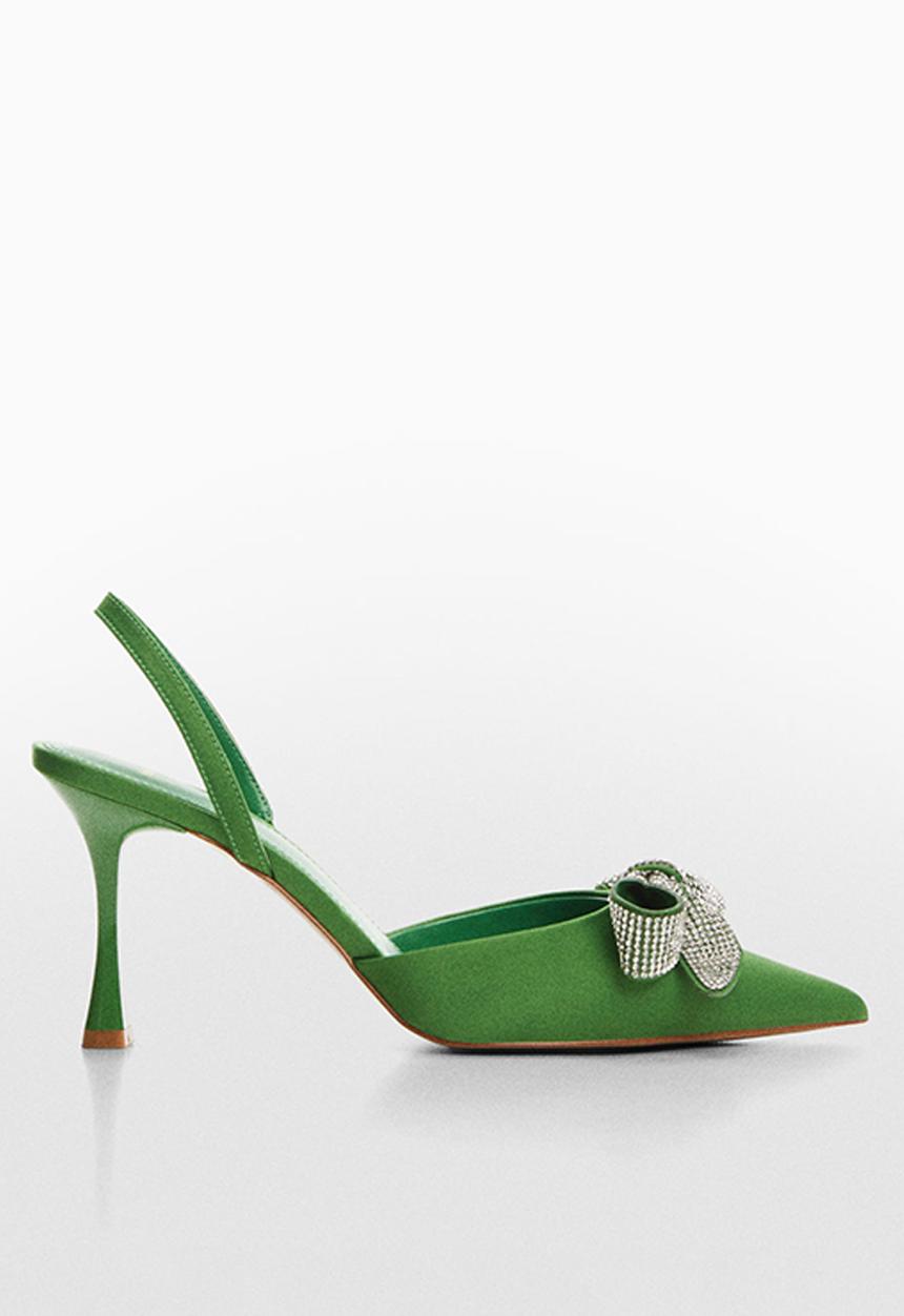 MANGO - Iris-a slingback court - green