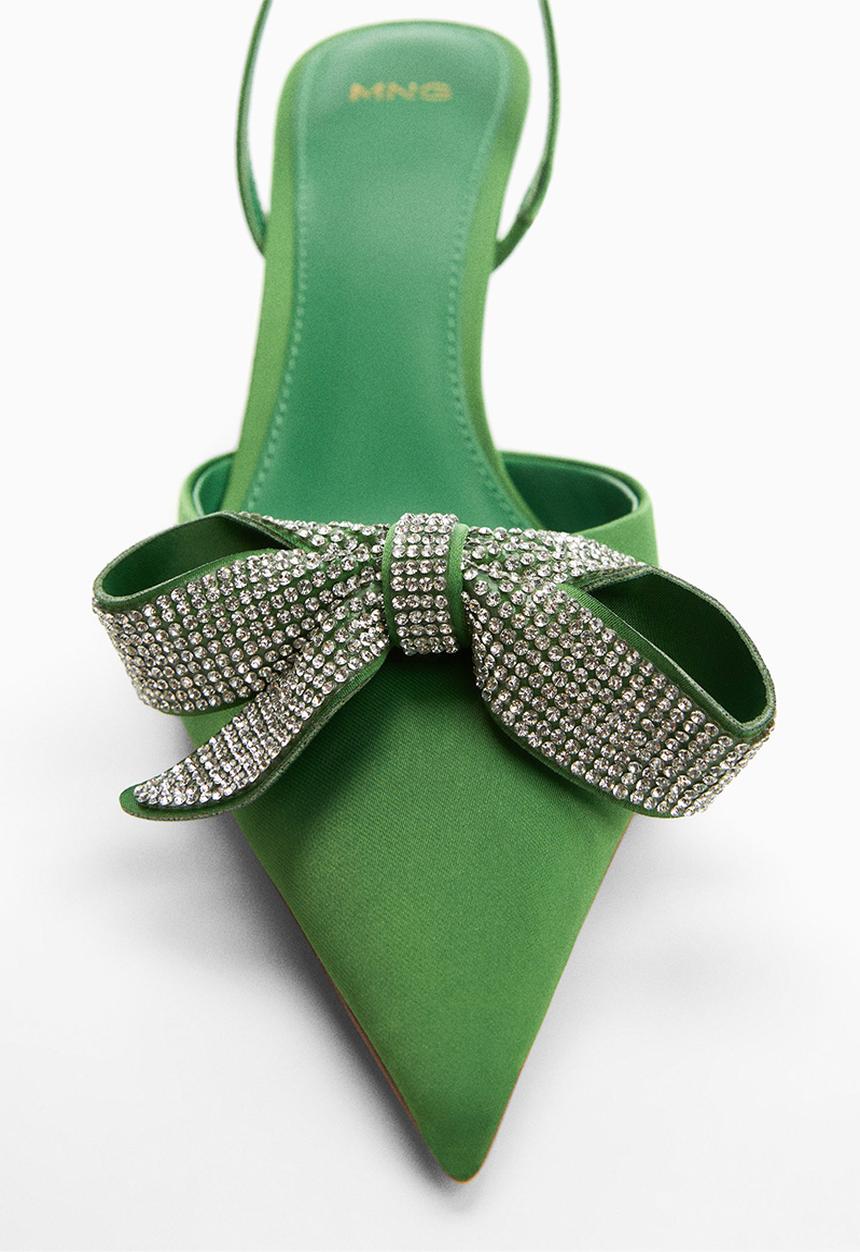 MANGO - Iris-a slingback court - green