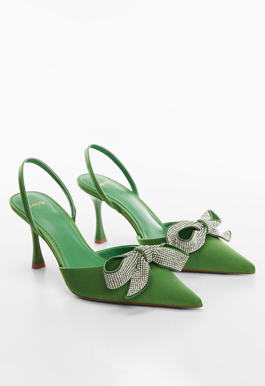 MANGO - Iris-a slingback court - green