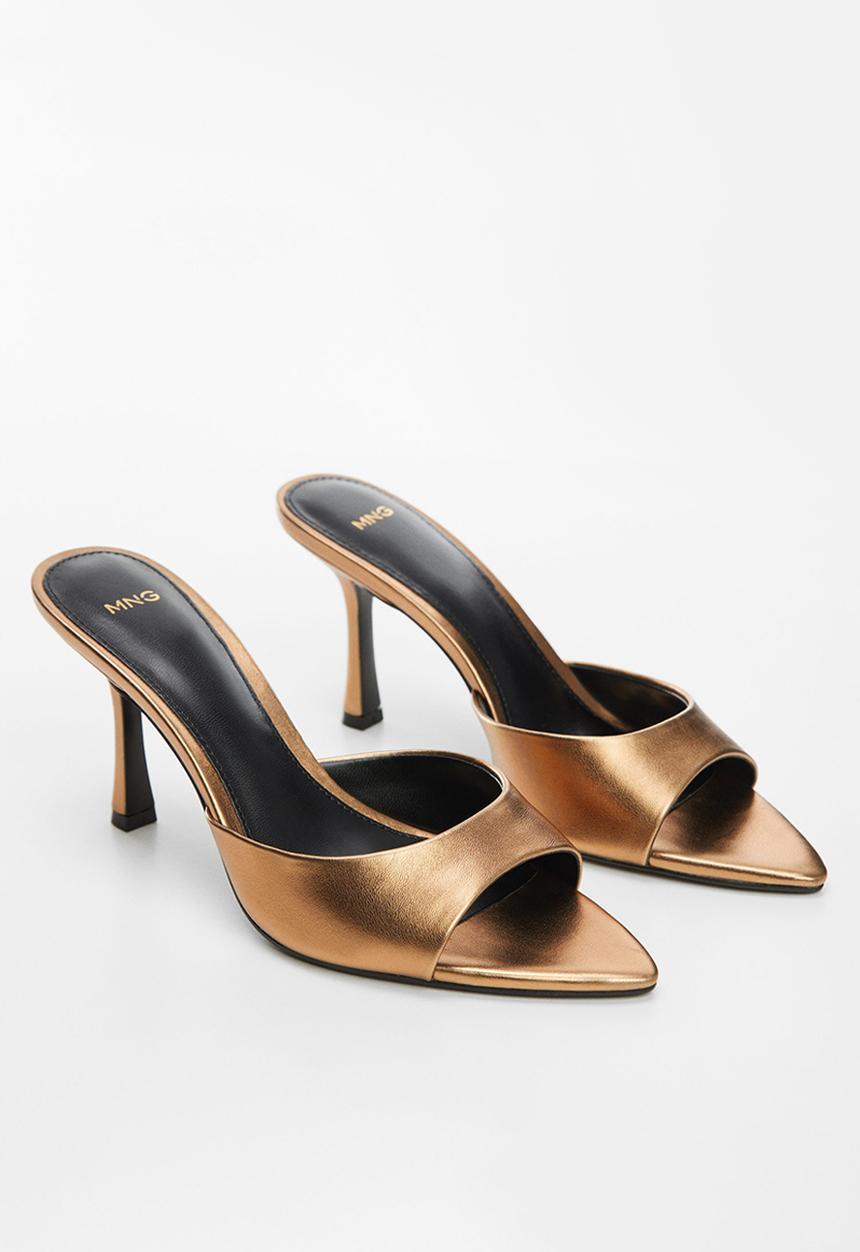 MANGO - Pepic heeled mule - copper
