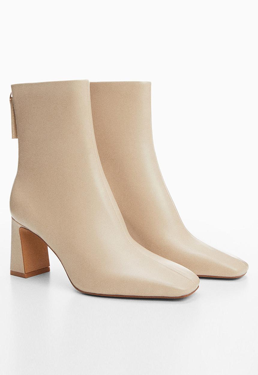 MANGO - Limo ankle boot - light beige