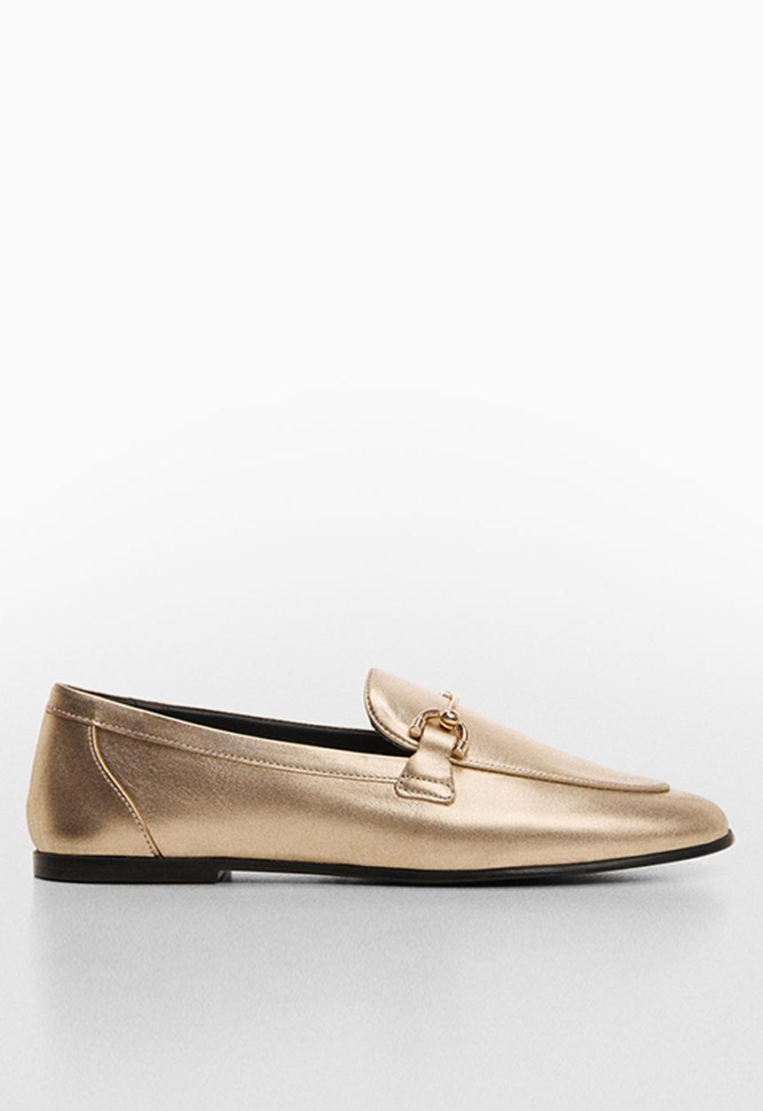 MANGO - Susan2 loafer - gold