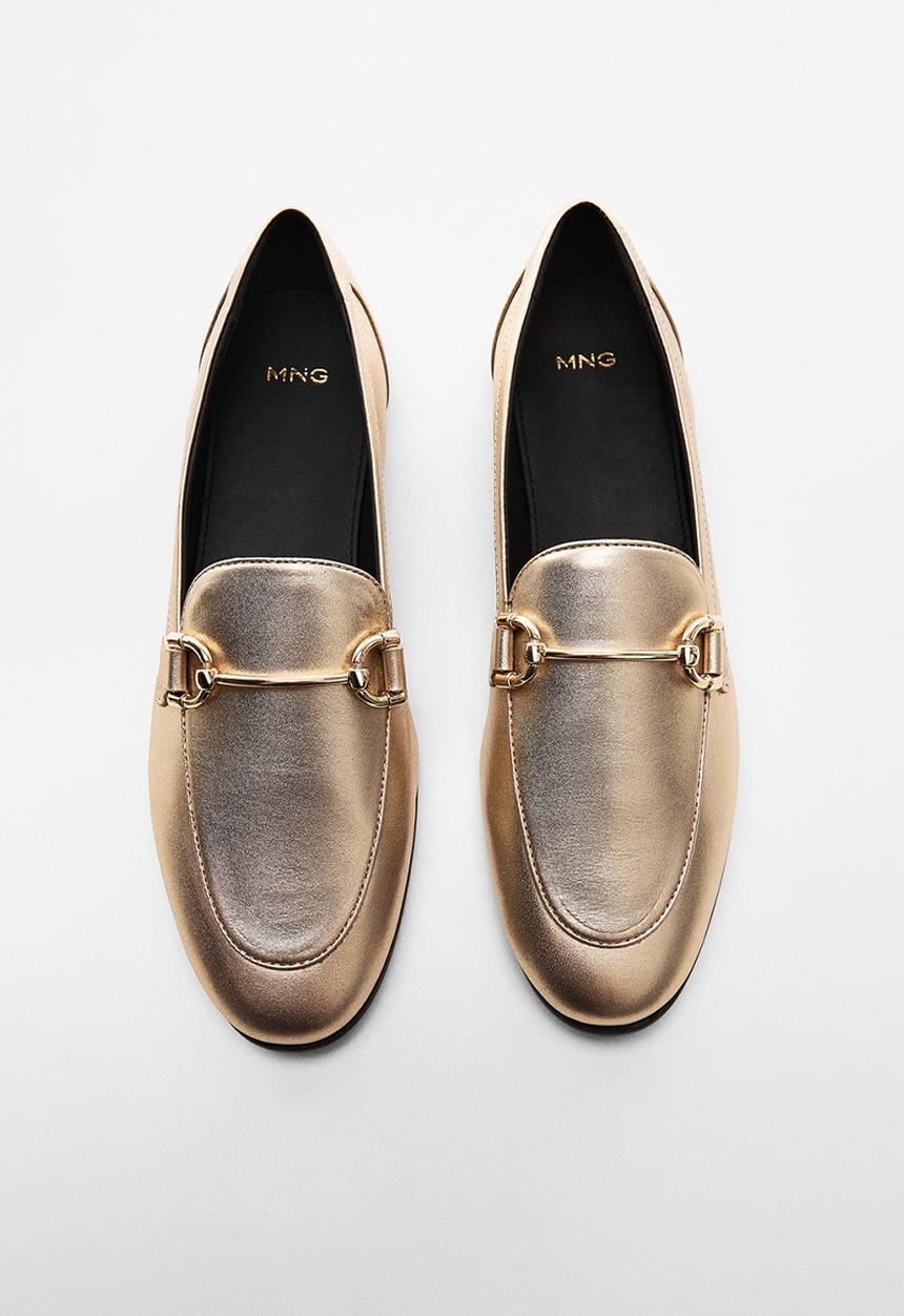 MANGO - Susan2 loafer - gold