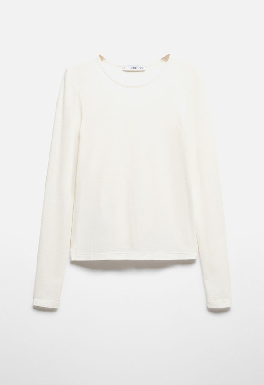 MANGO - Plus t-shirt lucy - light beige