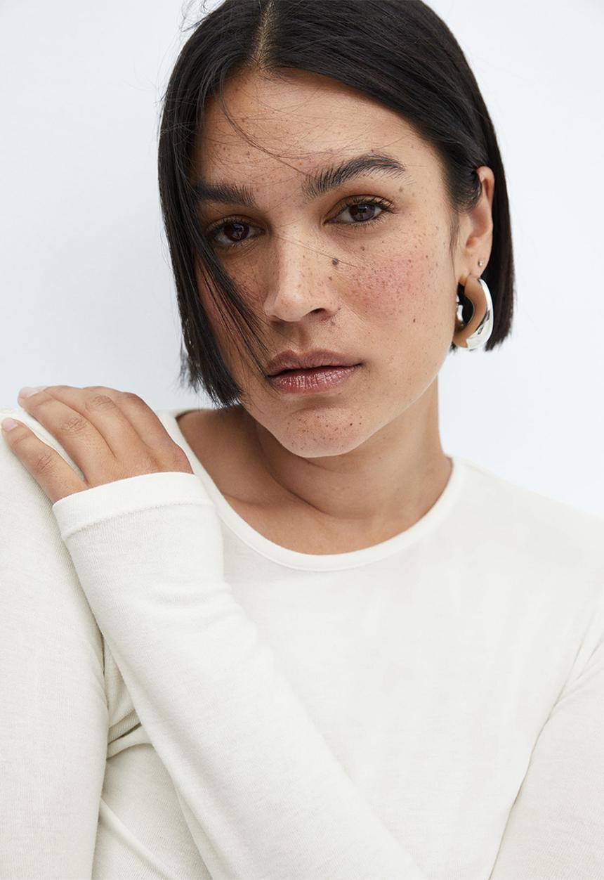 MANGO - Plus t-shirt lucy - light beige