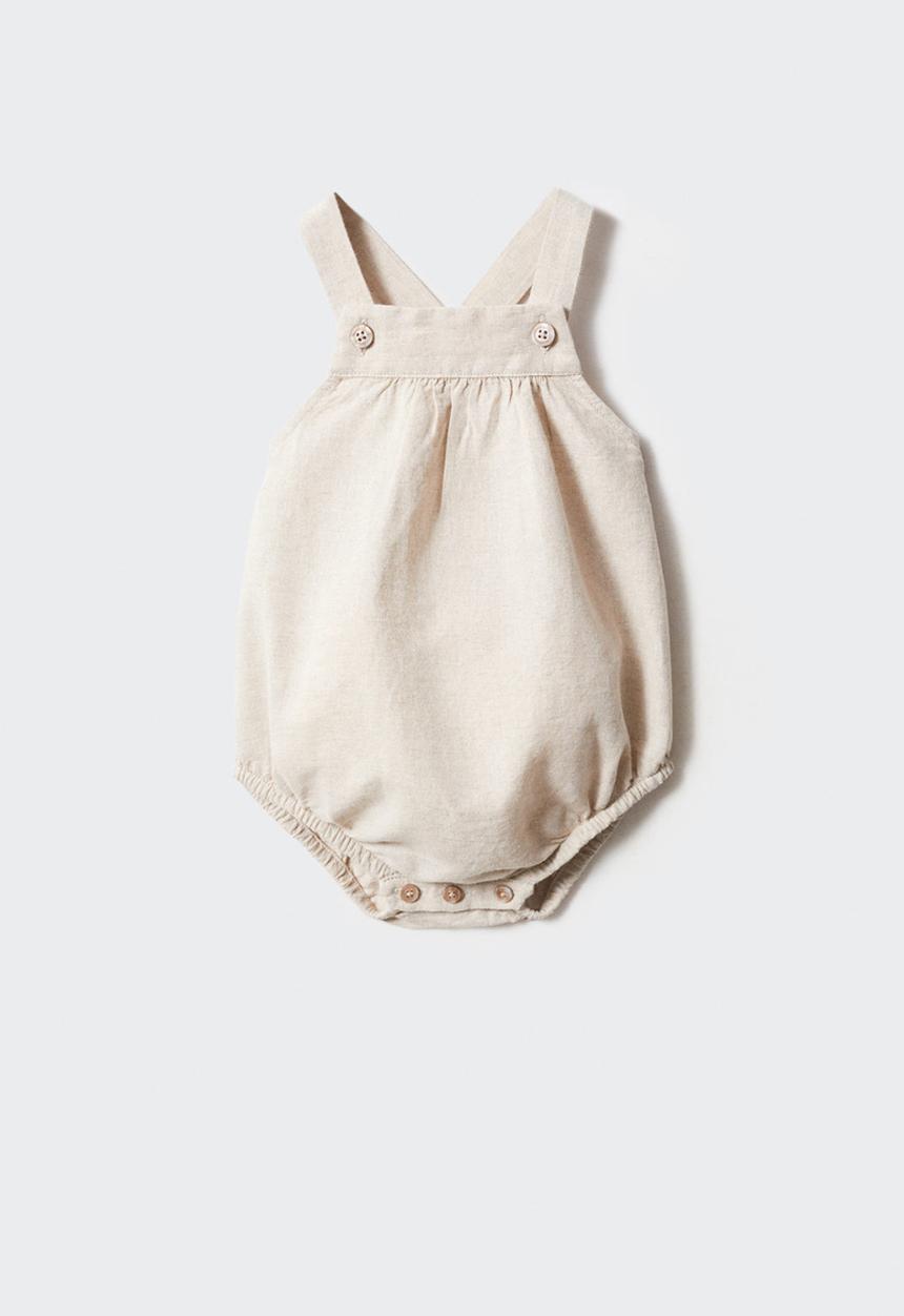 MANGO - Romper suit juan - beige