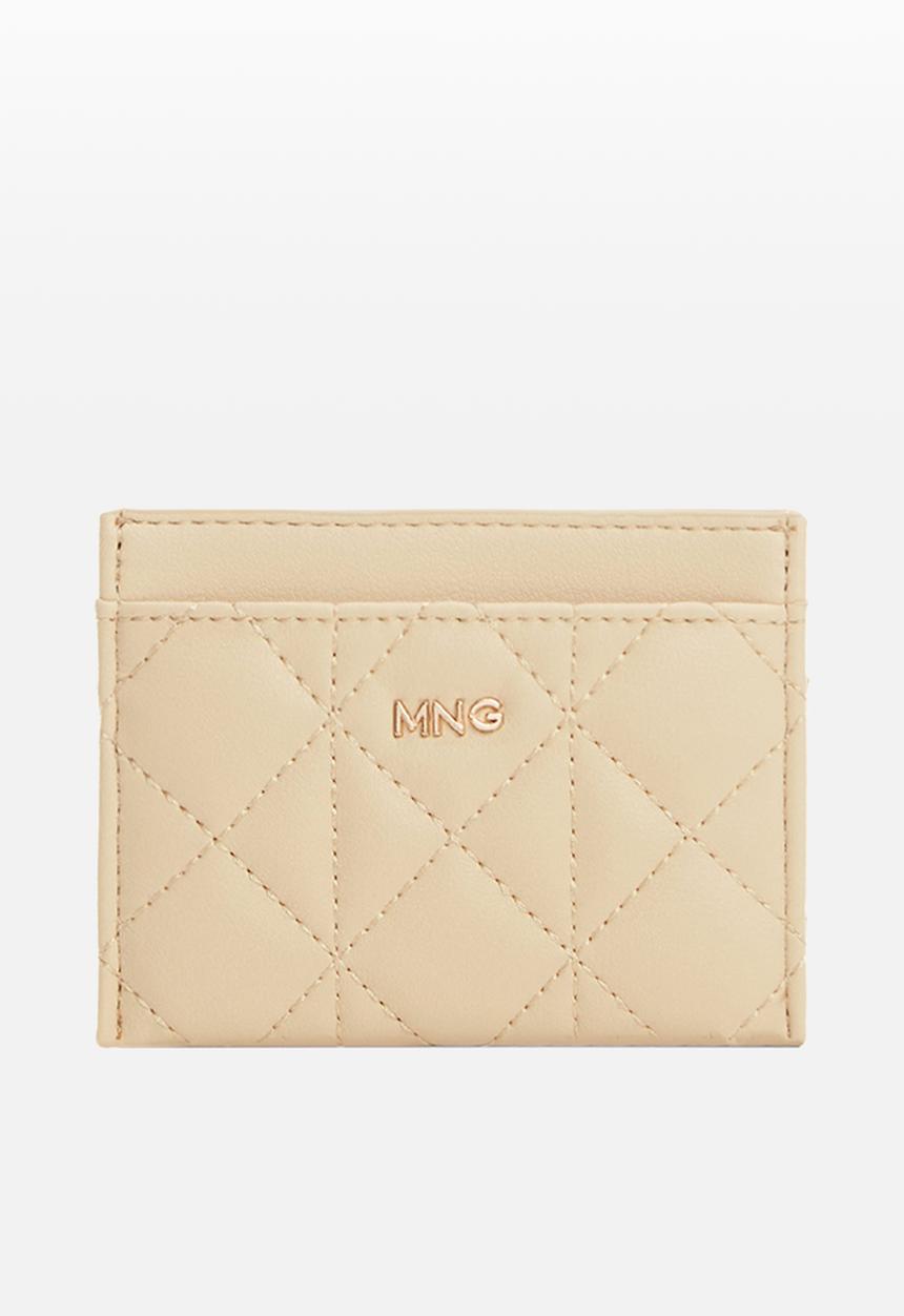 MANGO - Card holder Quark - Natural