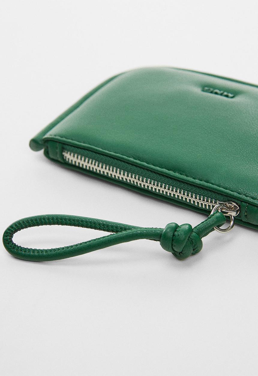 MANGO - Purse Puff - Green