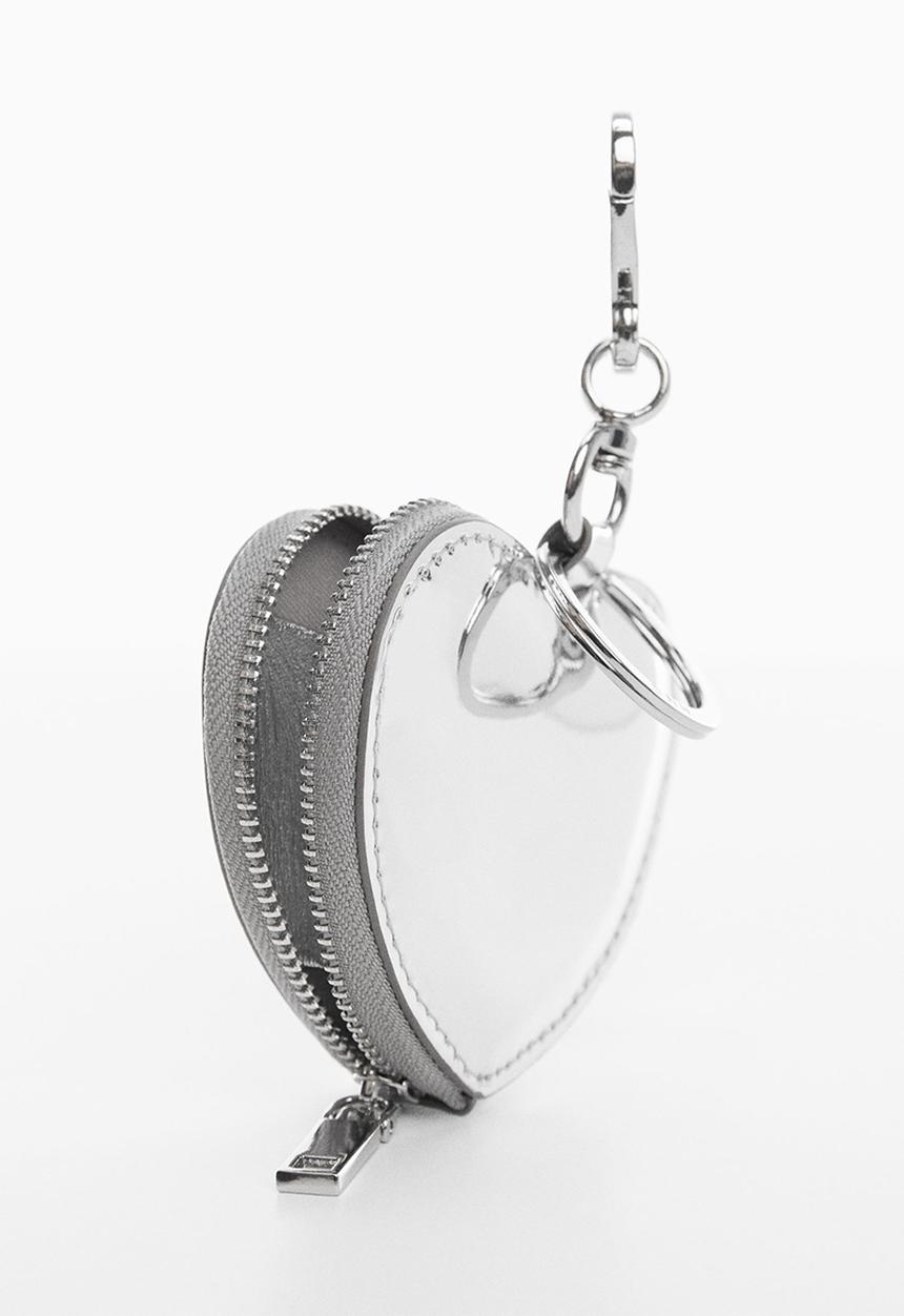 MANGO - Purse Heart - Silver