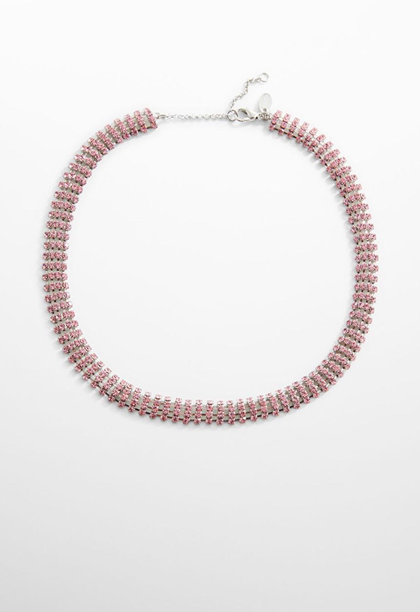 MANGO - Necklace Nerea - Light/pastel pink