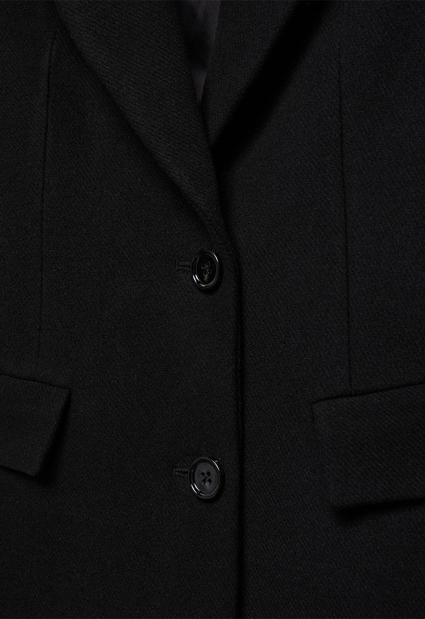 MANGO - Plus coat linda - black