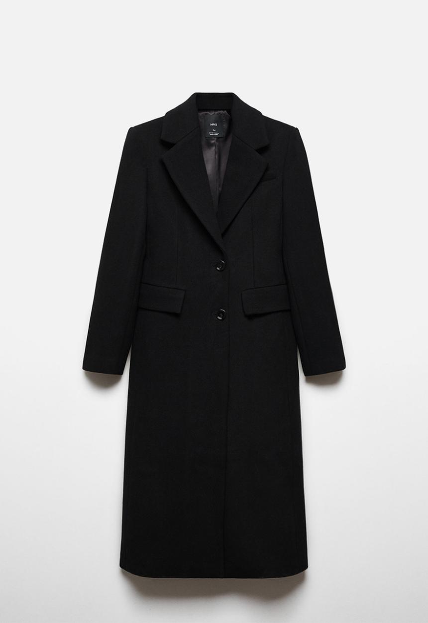 MANGO - Plus coat linda - black