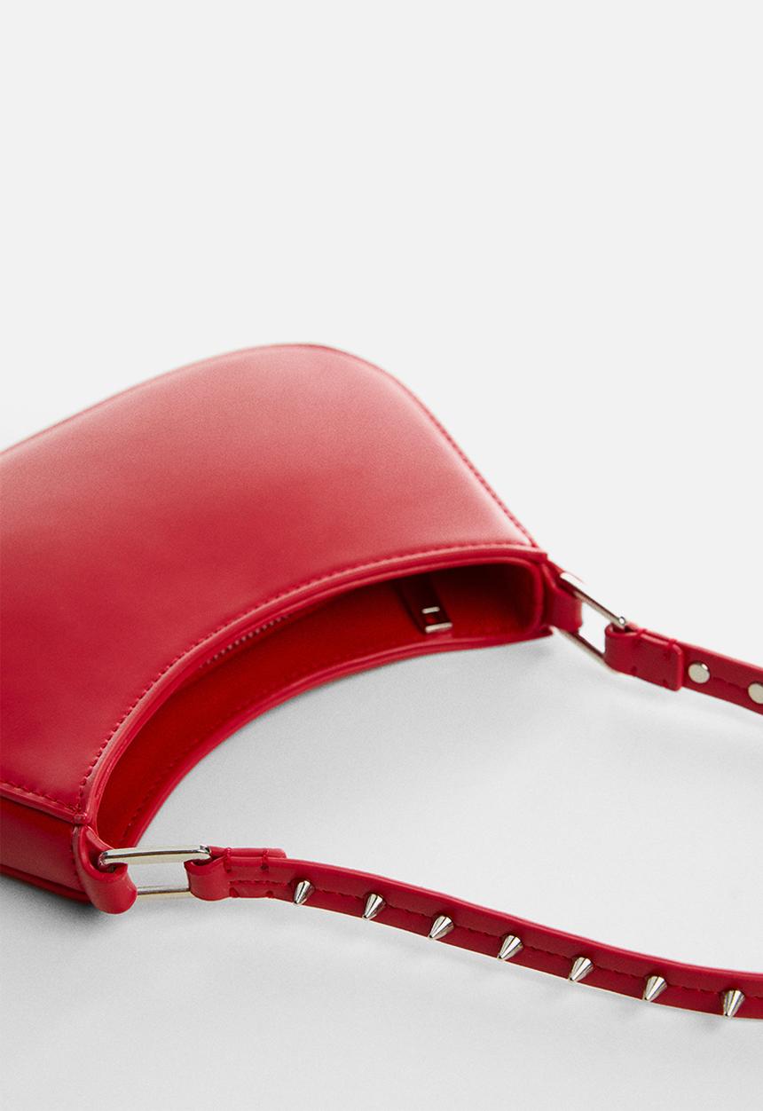 MANGO - Kenda shoulder bag - red