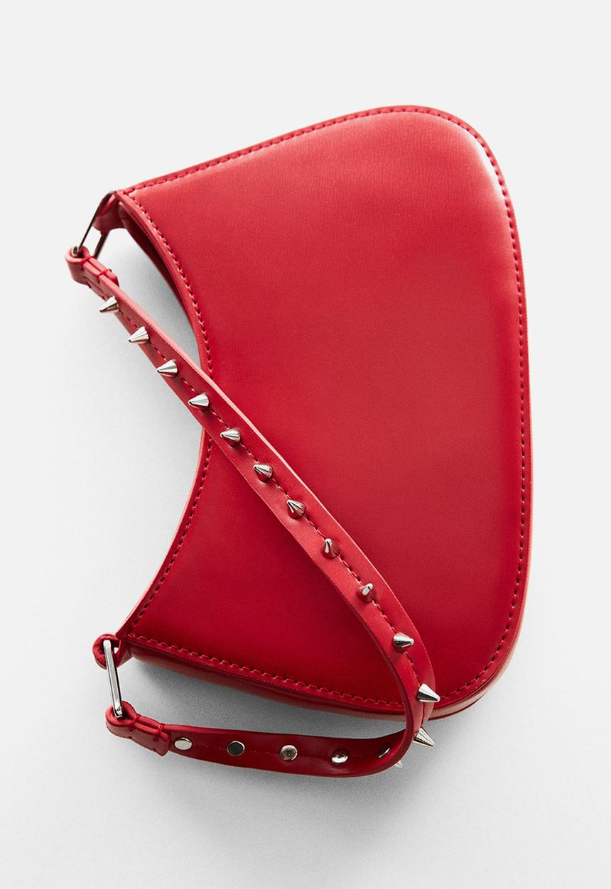 MANGO - Kenda shoulder bag - red