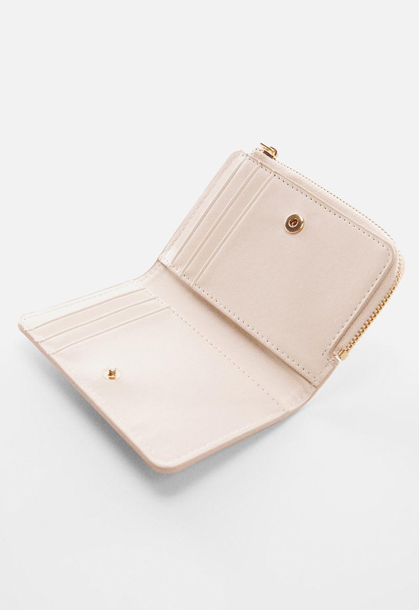 MANGO - Wallet mch kenda purse - natural