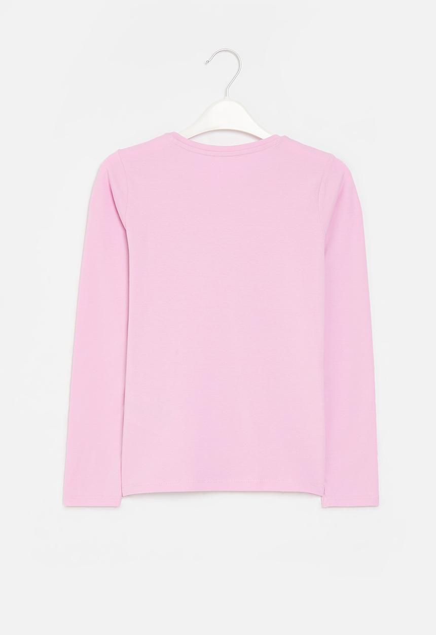 GUESS - Ls t-shirt - soft rose